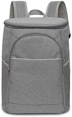 FMOPQ Thermal Backpack Waterproof Thickened Cooler Bag Large Insulated Bag Picnic Cooler Backpack Refrigerator Bag (Color : Grey)