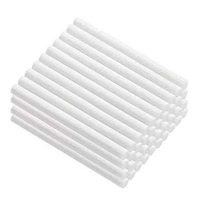 TSHAOUN 40 Bastoncini per Umidificatore Stoppini per Filtro,Diffusore d'Aria Filtro in Cotone,Stick di Ricambio Stoppini Bastoncini per Filtro in Coto