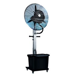 FMOPQ Heavy-Duty Electric Swing Expandable Independent Base Cooling Fan - 3-Speed Setting - 3 Blades - 42l Water Tank - 110V en oferta