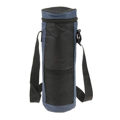 CLAYAT Borsa per Il Trasporto della Bottiglia d'Acqua in Nylon, Borsa per bollitore da Viaggio all'aperto (Blu)