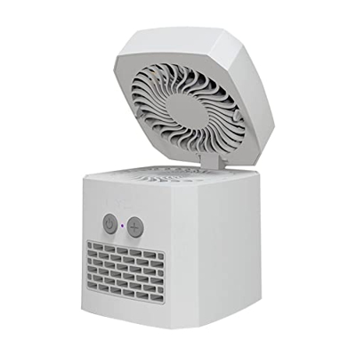 Cubo Climatico 2 in 1, Riscaldatore E Ventilatore Spe Personali Mobile E Portatile Mini Regolatore D'aria Personale Spe, 3 Impostazioni Di Velocità Ve