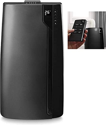 Bevis David Silenzioso condizionatore d'aria, plastica, 1050 W, nero [Classe energetica A] 12.000 BTU Max Dissipazione di calore