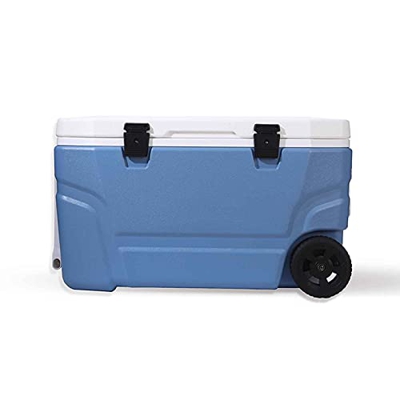 FMOPQ 65/100L Portable Cooler Wheeled Cooler Food Incubator Outdoor Large Ice Chest Cooler for BBQ Camping Pincnic And Other Outdoor Activities (65L R