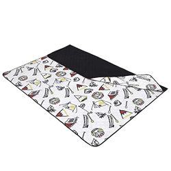 FMOPQ Camping Mat Picnic Mat Foldable Moisture-Proof Bottom Layer Portable is Great for Outdoor Camping Hiking Backpacking Picnics características