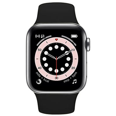 ENEEVA M56 Smartwatch Uomo Donna, 2022 Smart Watch con Contapassi / Sonno / Cardiofrequenzimetro / Sportivo Fitness Tracker Cronometro (Black,M56/EE-6