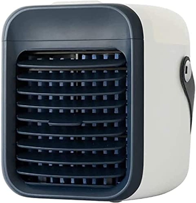 Condizionatore evaporativo portatile con 3 velocità del vento Ventola di raffreddamento da tavolo piccola Raffreddatore d'aria personale Ventilatore f
