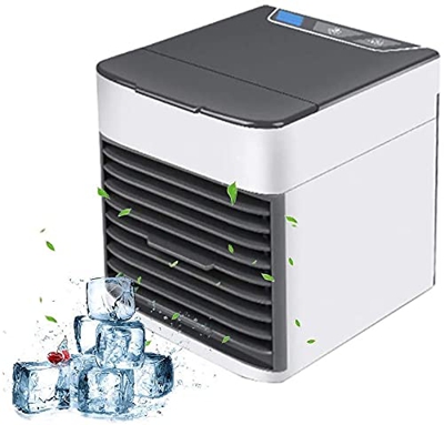 Condizionatore d'aria personale Mini condizionatore d'aria portatile Raffreddatore d'aria silenzioso con 3 velocità Evaporativo ricaricabile for camer