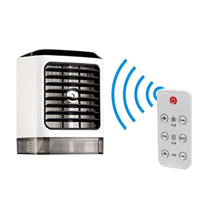 QYZL Mini Dispositivo di Raffreddamento d'Aria con Telecomando Nuovo umidificatore da Tavolo Ventilatore di Aria condizionata per refrigerazione Spray