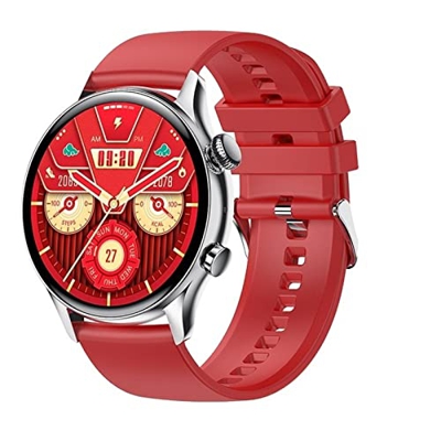 Orologi Sportivi Smart Watch Uomo NFC Smartwatch Bluetooth Chiama Orologi digitali Sblocca Password Orologio da Polso Sport e Tempo Libero (Color : Be