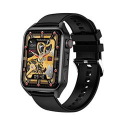 Orologi Sportivi Smartwatch Men Screen Visualizza Sempre l'ora Bluetooth Call IP68 Waterproof Smart Watch Women Sport e Tempo Libero (Color : Red3) en oferta