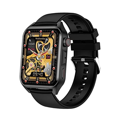 Orologi Sportivi Smartwatch Men Screen Visualizza Sempre l'ora Bluetooth Call IP68 Waterproof Smart Watch Women Sport e Tempo Libero (Color : Red3)