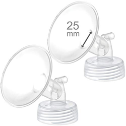 2 x 25 mm Maymom Parti per pompa a collo largo per Spectra S1/S2, con flangia a collo largo; non originali; ricambio per Spectra-Shield (flangia Spect en oferta