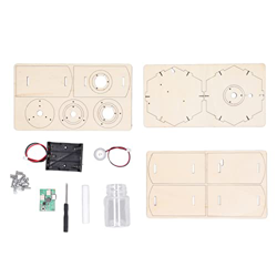 Modello di umidificatore in legno fai-da-te Modello di umidificatore in legno fai-da-te in legno Puzzle elettrico Kit modello in legno 3D con interfac características