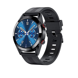 Orologi Sportivi Smart Watch Uomo Bluetooth Chiama Smartwatch Acciaio Sport Orologi digitali Sport e Tempo Libero (Color : Mesh Belt Black) en oferta