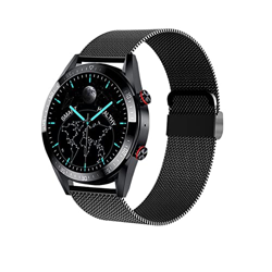Orologi Sportivi Smartwatch con Chiamata Bluetooth Visualizza Sempre l'ora Smartwatch Meteo for Musica Locale for Uomo Sport e Tempo Libero (Color : S características