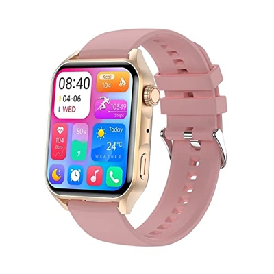 Orologi Sportivi Smartwatch Sportivo Uomo Donna Schermo Chiamata Bluetooth Visualizza Sempre l'ora Smartwatch con frequenza cardiaca Sport e Tempo Lib