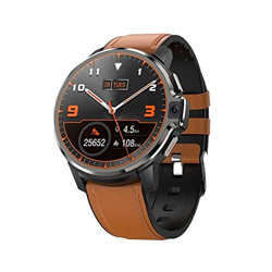 Orologi Sportivi Smart Watch Men Card Bluetooth Chiama Smartwatch Camera Monitor Tracker Posizione Phone Watch Sport e Tempo Libero (Color : Black1, S precio