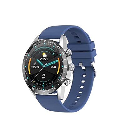 Orologi Sportivi Smart Watch Men Dial Call Watch Orologio da Polso for la Pressione sanguigna Fitness Sport e Tempo Libero (Color : Mesh Belt Black)