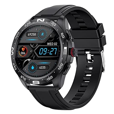 Orologi Sportivi Smart Watch Uomo Bluetooth Chiama Orologi digitali Sport Fitness Tracker Impermeabile Smartwatch Uomo Sport e Tempo Libero (Color : S