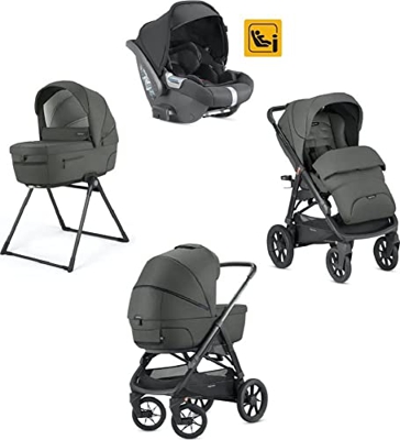 Passeggino marca inglese Modello System Quattro Aptica Xt Darwin Charcoal Grey