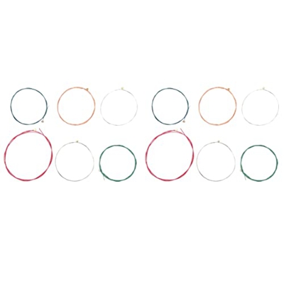 MILISTEN 12 Pz Sostituzione Novizio Cambiare Elettrico Mustical Accessori Pratici per Inustruments Chitarra Pratica Principiante Studente Strumento Ba