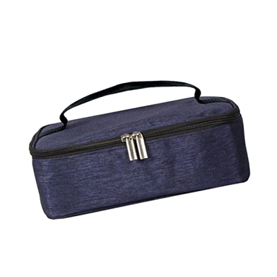 chiwanji Contenitore per isolato portatile Comoda borsa Contenitore per Bento Tote per le vacanze Campeggio Picnic, Blu