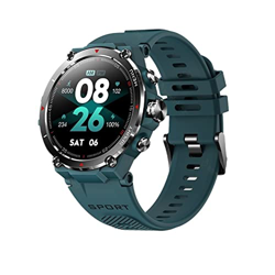 Orologi Sportivi Smart Watch Pulsanti da Uomo Watch Face Smartwatch Sportivo in Standby Lungo Sport e Tempo Libero (Color : Blue4) características