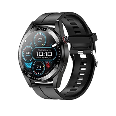 Orologi Sportivi Bluetooth Call Men Orologi Musica Locale Smart Watch Impermeabile Sport e Tempo Libero (Color : Silver Steel)