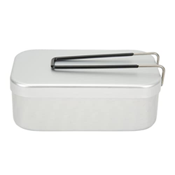 Set portapranzo per Cottura a Vapore, portaoggetti da Campeggio Isolamento Termico Design Integrato Manico Pieghevole Portatile per Picnic per Escursi características