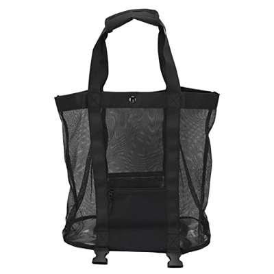 Borsa Da Spiaggia in Rete, Borsa Tote in Rete Grande 2 in 1 Con Dispositivo Di Raffreddamento Da Spiaggia Staccabile Cerniera Borsa Da Picnic Portatil