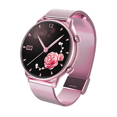 Orologi Sportivi Smart Watch Screen Dial Chiama Smart Watch Orologio da Donna IP67 Impermeabile Sport e Tempo Libero (Color : Transparent)