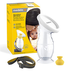 Medela raccoglitore latte materno per mamme che allattano al seno, raccoglilatte in silicone, raccoglilatte con base con ventosa e coperchio per la co precio
