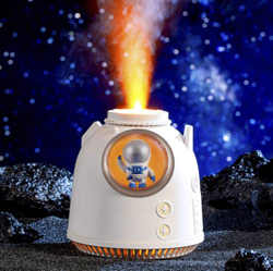 Umidificatore A Fiamma Per Uso Domestico Diffusore Di Aromi Per Capsule Spaziali Da 260 Ml Usb La Luce Notturna Calda E Silenziosa Calma Il Sonno en oferta