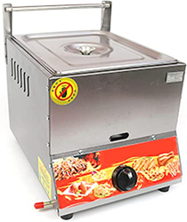 CRADZZA Friggitrice Compatta, Friggitrice A Gas di Grande capacità da 11 Litri, con Cestelli E Coperchio, Potenza di Fuoco Regolabile, Acciaio Inossid en oferta