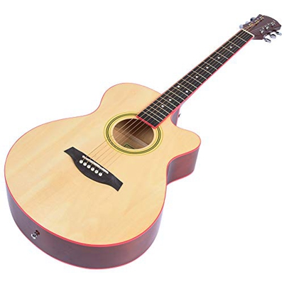 guitarra electroacustica Set di strumenti musicali per chitarra acustica da 40 pollici con capotasto per chitarra acustica per principianti