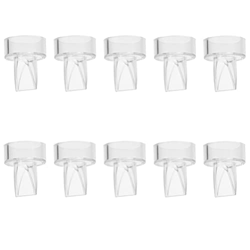 EXCEART 10Pcs Manuale Del Seno Pompa Parti di Valvole Duckbill Sostituire Parti Della Pompa Del Seno Tiralatte Manuale Pompe di Alimentazione Chiaro 2 en oferta