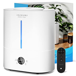 ASAKUKI umidificatori per camera da letto stanze grandi casa, Nebbia fresca, riempire l'umidificatore con olio essenziale per la camera del tuo bambin precio