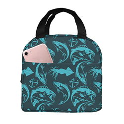 Porta Pranzo Tote Pesce Persico Di Salmone Calamari Cooler Bag Prova Di Perdite Borsatermica Impermeabile Borse Termiche Per Pesca, Picnic, Campeggio en oferta