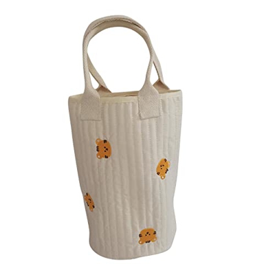 VLIZO Borsa portaoggetti Portatile con Maniglia Borsa a Secchiello for Borsa for Picnic all'aperto in casa Viaggiare in Campeggio Tiger (Color : Tiger
