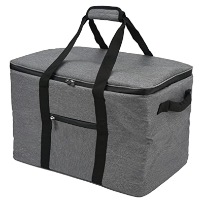 DEWIN Borsa da Pranzo, Borsa Termica Tessuto cationico Eccellente Effetto Isolante Borsa da Pranzo Pieghevole di Grande capacità per Campeggio all'ape