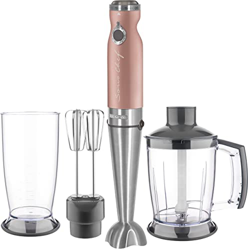 Sencor minipimer SHB 5605RS, frullatore ad immersione 4 in 1, frullatore elettrico con bicchiere da 800ml, tritatutto elettrico, fruste elettriche , p precio