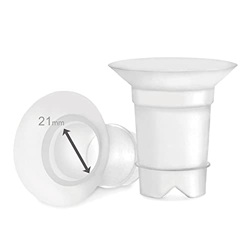 Maymom - 2 inserti per flangia, 21 mm, per scudo Madela e Spectra da 24 mm, per Madela Freestyle e Sonata per ridurre il tunnel del capezzolo fino a 2 precio