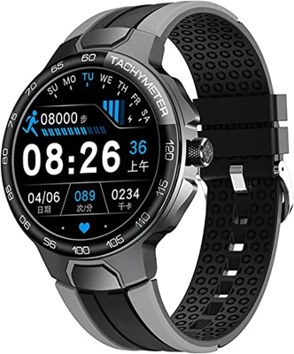 Smartwatch, orologio da polso fitness touchscreen da 1,3 pollici, fitness tracker con cardiofrequenzimetro, orologio sportivo impermeabile IP68 con co