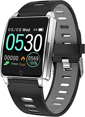 Smartwatch Smart Watch for donna Uomo Sport Fitness Tracks Frequenza cardiaca Monitor della pressione sanguigna Contapassi for passeggiate Moda Escurs
