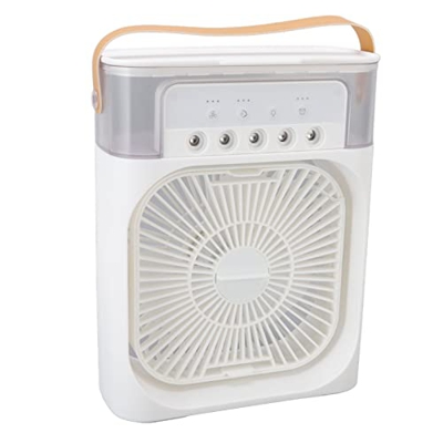 Condizionatore d'Aria per Interni - Umidificatore Portatile Condizionatore d'Aria per Casa, Ufficio, 3 modalità di velocità, Luce LED a 7 Colori, Serb