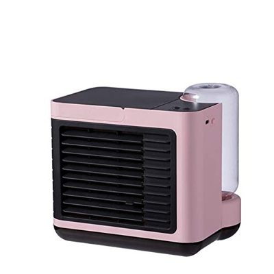 Air Cooler Portable Mobile Air Conditioner 3 in 1 Coolers Humidifier Purifier with USB 3 Speeds Desktop Cooling Fan for Office Home Dorm Travel Blue (