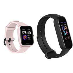 Amazfit Bip U Smartwatch Orologio Intelligente Fitness Tracker, 60 Modalità Sport, Impermeabile 5 ATM , SpO2 & Band5, Smartwatch Men's, Nero, Normal características