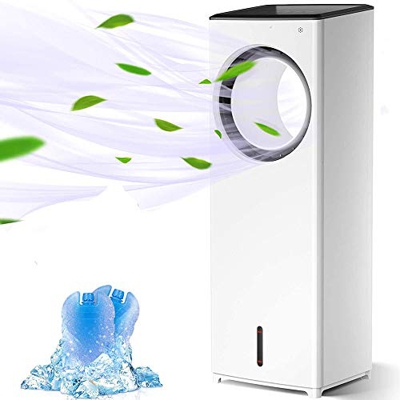 Portable Air Conditioner Air Cooler 4 in 1 Water Fan Eco-Friendly Air Conditioner 3.5L Large Capacity Humidifier 3-Mode Timer with Remote Control