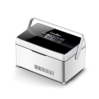 Mini Refrigerator Portable Cooler with Digital Display And Temperature Control Suitable for Office Skin Care Medicine