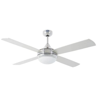 Icaria Ventilatore da Soffitto Alluminio con Luce